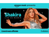 Shakira a Madrid, un accordo con Amazon Music