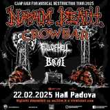 I Napalm Death portano a Padova Campaign for Musical Destruction